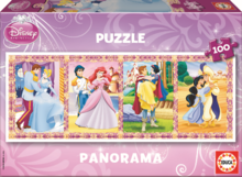 Puzzle per bambii da 100 a 300 pezzi - Puzzle Panorama Principesse Educa 100 pezzi dai 5 anni_1