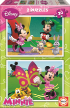 Detské puzzle do 100 dielov - Puzzle Disney Minnie Mouse Educa 2x 20 dielov_1