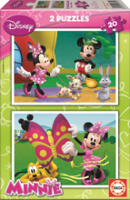 Dětské puzzle do 100 dílků - Puzzle Disney Minnie Mouse Educa 2x20 dílů_1