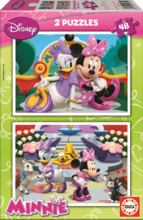 Dětské puzzle do 100 dílků - Puzzle Disney Minnie Mouse Educa 2x48 dílků_1