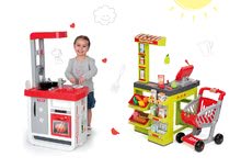 Bucătărie pentru copii seturi - Set bucătărie de jucărie Bon Appétit Smoby cu sunet şi aparat de cafea şi magazin Supermarket cu casă de marcat electronică_21