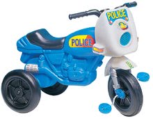 Motorky - Odrážedlo s pedály Police Motor Dohány modro-bílé_0