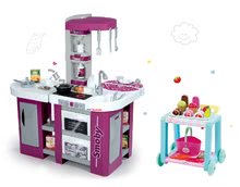 Bucătărie pentru copii seturi - Set bucătărie Tefal Studio XL Smoby și măsuță cosmetică Prințesele și înghețată_19