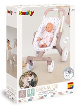 Domčeky pre bábiky sety - Set domček pre bábiku Large Doll's Play Center Natur D'Amour Baby Nurse Smoby a športový kočík s klokankou a 32 cm bábikou_46