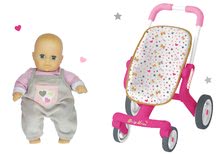 Kolica za lutke setovi - Set kolica s okretnim kotačićima Baby Nurse Smoby i lutka na poklon_12