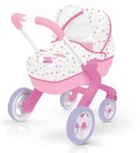 Vozički od 18. meseca - Voziček za dojenčka Peppa Pig Smoby globoki z vrtljivimi kolesi (53,5 cm ročaj) od 18 mes_0
