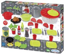 Riadíky a doplnky kuchynky -  NA PREKLAD - Juego de comida con ensalada 100% Chef Écoiffier Con puntos y ollas con 43 complementos desde 18 meses_1