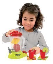 Obchody pre deti sety - Set obchod Bio Ovocie-Zelenina Organic Fresh Market Smoby a elektronická kuchynka s vaflovačom mixérom kávovarom a potravinami_6
