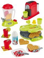 Kinderladen-Sets - Set Laden Bio Obst Gemüse Organic Fresh Market Smoby und eine elektronische Küche mit Waffeleisen, Mixer, Kaffeemaschine und Lebensmitteln SM350233-1_8