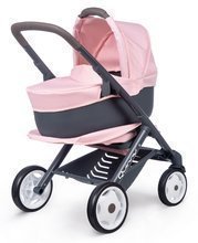 Kočárky od 18 měsíců - Set kočárek trojkombinace Powder Pink 3in1 Maxi Cosi&Quinny Smoby a autosedačka_3