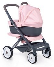 Játék babakocsik 18 hónapos kortól - Szett kombinált babakocsi Powder Pink 3in1 Maxi Cosi&Quinny Smoby játékbabával_6