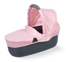 Kočíky od 18 mesiacov - Kočík trojkombinácia Powder Pink 3in1 Maxi Cosi&Quinny Smoby hlboký a športový a prenosná postieľka pre 42 cm bábiku_3