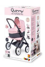 Kočárky od 18 měsíců - Set kočárek trojkombinace Powder Pink 3in1 Maxi Cosi&Quinny Smoby s jídelní židlí houpačkou a autosedačkou_28