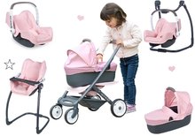 Kolica od 18 mjeseci - Set kolica 3u1 Powder Pink 3in1 Maxi Cosi&Quinny Smoby sa sjedalicom za hranjenje ljuljačkom i nosiljkom_6