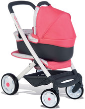 Kolica od 18 mjeseci - Set duboka kolica u tri kombinacije Trio Pastel Maxi Cosi & Quinny 3u1 Smoby i hranilica, autosjedalica i njihaljka s lutkom i odjećom_4