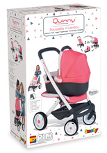 Kolica od 18 mjeseci - Set duboka kolica u tri kombinacije Trio Pastel Maxi Cosi & Quinny 3u1 Smoby i hranilica, autosjedalica i njihaljka s lutkom i odjećom_18