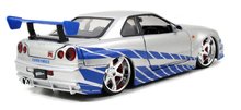Modellini auto - Macchinina Nissan Skyline GT-R 2002 Fast & Furious Jada in metallo con parti apribili lunghezza 19 cm 1:24_0