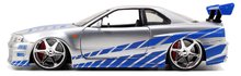 Modeli automobila - Autíčko Nissan Skyline GT-R 2002 Fast & Furious Jada kovové s otvárateľnými časťami dĺžka 19 cm 1:24 J3203044_1