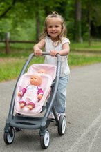 Wózki od 18 miesięcy - Wózek dla bliźniąt Powder Pink Maxi Cosi&Quinny Smoby Pasek bezpieczeństwa dla lalek o wymiarze 42 cm_7