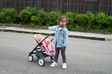 Cărucioare de la 18 luni - Cărucior pentru gemeni Powder Pink Maxi Cosi&Quinny Smoby cu centură de siguranță pentru păpușă de 42 cm_10