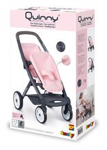 Játék babakocsik 18 hónapos kortól - Iker babakocsi Powder Pink Maxi Cosi&Quinny Smoby biztonsági övvel 42 cm játékbabáknak_15