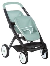 Cărucioare de la 18 luni - Cărucior pentru gemene cu scaune reglabile Maxi Cosi Twin Pushchair Sage Smoby pentru păpușă de 42 cm înălțimea mânerului 65 cm măsliniu_2