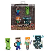 Zberateľské figúrky - Figurki kolekcjonerskie Minecraft 4-Pack Jada metalowe zestaw 4 rodzajów, wysokość 6 cm_2