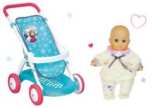 Kinderwagen für Puppen Sets - Set Sportwagen für Puppe Frozen Disney Smoby mit einer Puppe als Geschenk_0