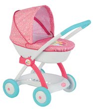 Kočíky pre bábiky sety - Set hlboký kočík pre 42 cm bábiku Princezné Disney Smoby a klokanka a fľaška s mliekom Baby Nurse_0