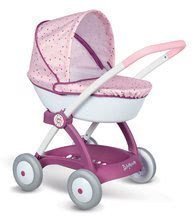 Cărucioare de la 18 luni - Set scaun de masă cu scaun auto și leagăn Powder Pink Maxi Cosi&Quinny Smoby și cărucior adânc Baby Nurse cu marsupiu_4