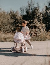 Cărucioare de la 18 luni - Cărucior adânc cu husă textilă Pram Natur D'Amour Baby Nurse Smoby pentru păpușă de 42 cm înălțimea mânerului 58 cm de la 18 luni_6