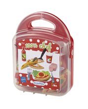 Accesorii și vase de bucătărie de jucărie - Pizza în valiză 100% Chef Écoiffier cu accesorii de la 18 luni_0