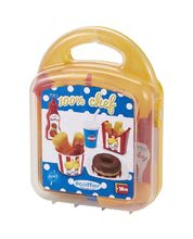 Accesorii și vase de bucătărie de jucărie - Nuggets şi donuts în cufăr 100% Chef Écoiffier cu accesorii de la 18 luni_1