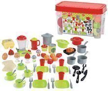 Kuchyňky pro děti sety - Set restaurace s elektronickou kuchyňkou Chef Corner Restaurant Smoby s potravinami 75 ks a vaflovač s nádobím 70 ks_1