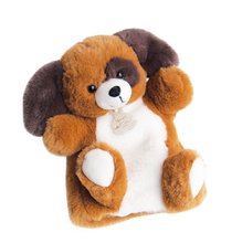 Perrito de peluche para teatro de marionetas Dog Puppet Histoire d’ Ours marrón 25 cm desde 0 meses