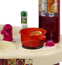Staré položky - Elektronická kuchynka Unilever Smoby červená so zvukmi a vôňou + 19 doplnkov_3