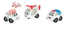 Produse vechi - Set 3 mașini de ambulanţă Vroom Planet Smoby electronic de la 12 luni_3