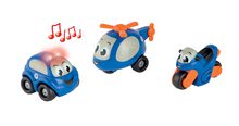 Produse vechi - Set mașinuțe de poliție Vroom Planet Smoby 3 buc electronice de la 12 luni_3