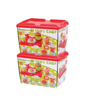 Accesorii și vase de bucătărie de jucărie - Set de ceai 100% Chef Écoiffier cu 25 accesorii de la 18 luni_1