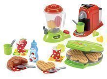Case set - Set casetta Friends Smoby con cucina e campanello e macchina per waffle con frullatore, macchina da caffè e waffle_0