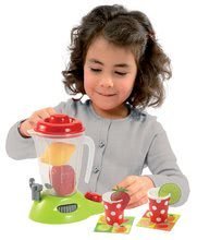 Seturi mobilier grădină pentru copii - Set măsuță KidTable verde Smoby cu două scăunele cu protecție UV și vafe cu aparat de cafea și mixer_9