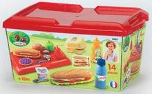 Accesorii și vase de bucătărie de jucărie - Gustare în cutie 100% Chef Écoiffier cu 25 de accesorii de la 18 luni_2