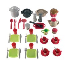 Le stoviglie ed accessori per cucina - Set di stoviglie Pro Cook Écoiffier in borsa 51 accessori da 18 mesi_0