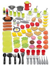 Bucătării simple de jucărie - Set bucătărie Bon Appétit Chef Smoby cu frigider şi aparat de cafea şi set de alimente 100 de bucăţi_0