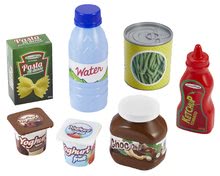 Accesorii și vase de bucătărie de jucărie - Geantă de cumpărături Écoiffier cu 7 alimente verde/roşie de la 18 luni_0