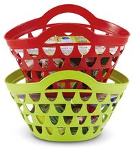 Accesorii și vase de bucătărie de jucărie - Geantă de cumpărături Écoiffier cu 7 alimente verde/roşie de la 18 luni_3