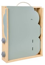 Bucătării de jucărie din lemn - Bucătărie din lemn Small Table Kitchen Eichhorn portabilă cu sunete și 6 accesorii de la 3 ani_1