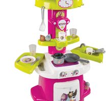 Kolica za lutke setovi - SMOBY 523134-1 hlboký kočík Hello Kitty pre bábiku (55 cm rúčka)+kuchynka Cooky s 19 doplnkami+bábika so šatôčkami 32 cm _2
