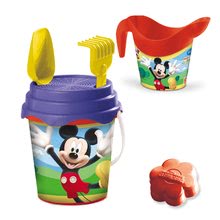 Găleți pentru nisip - Set găleată Mickey Mouse cu stropitoare Mondo 7 piese (17 cm înalt) de la 18 luni_0