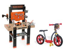 Seturi ateliere de lucru - Set bancă de lucru Black+Decker Smoby cu maşină de găurit şi bicicletă fără pedale Maşini_18